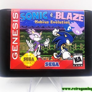 Sonic Classic Heroes Sega Genesis Repro Game Cart -  Sweden