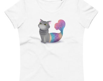 Purrmaid Dumpling Womens Tee