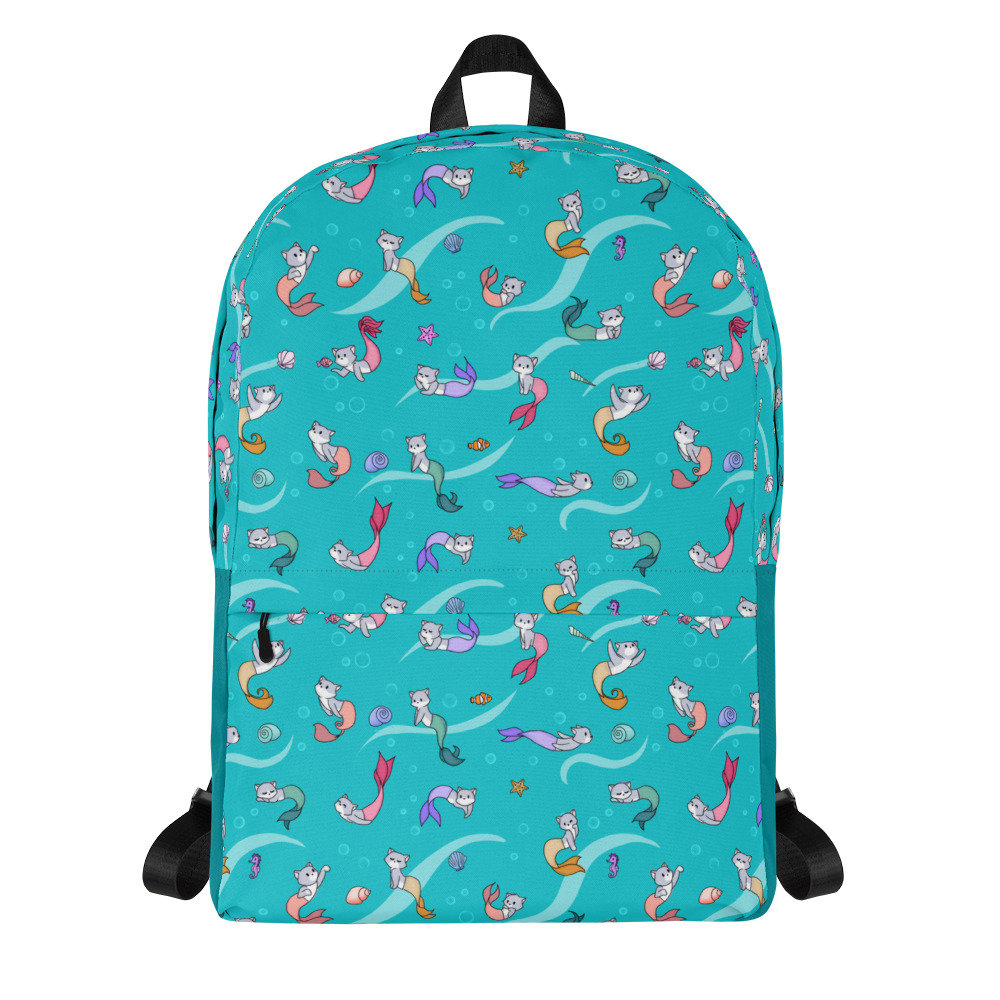 Cute Purrmaids Backpack Etsy