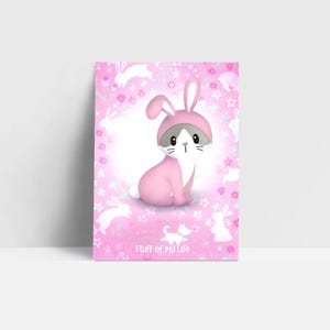 Bunny Kitty Postcards - Kitties in Animal Costumes
