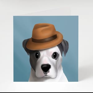Baals el Pitbull - Tarjeta de felicitación para cualquier ocasión