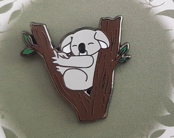 Koala in a Gum Tree - Small Enamel Pin (Australian, Australia)