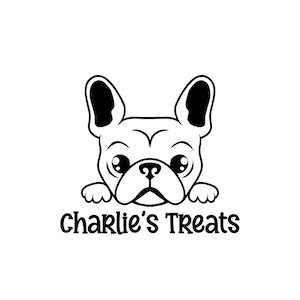 Bulldog Francês - Decalque de vinil personalizado, cachorro fofo espiando, adesivo Frenchie