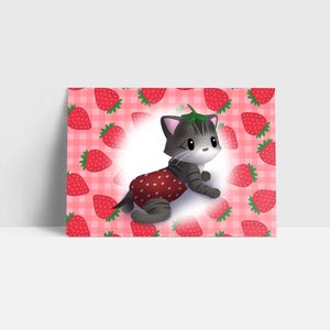 Cartolina A6 di Kitty Fragola (Teagan).