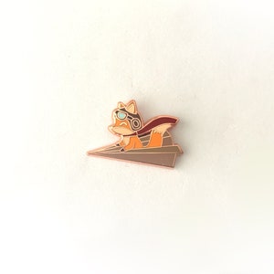 Flying Fox - Small Enamel Pin, Pins, Brooches & Lapel Pins