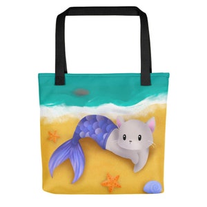 Purrmaid IV Tote Bag