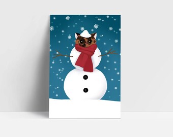 Let It Snow - Mini Art Print