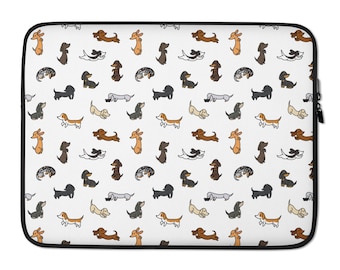 Mini modello bassotto colorato - custodia per laptop