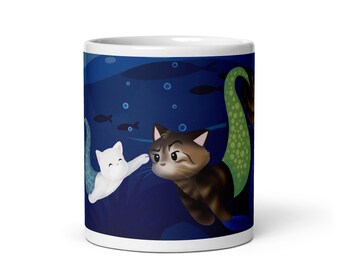 Taza Purrmaid Mérida y Baby Enie