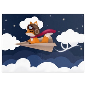 Flying Fox A6 Postcard