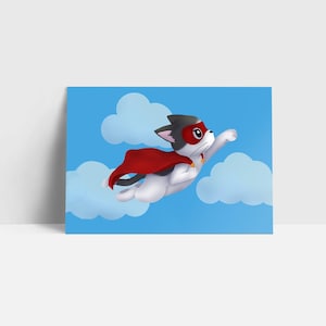 Superkitty A6 Postcard