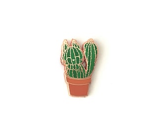 Cactus Kitty Momma Pin