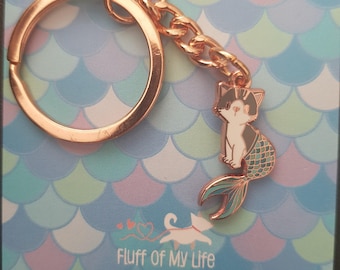 Purrmaid Keychain