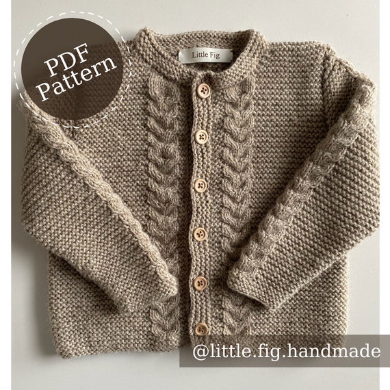 Jacke Stricken Strickjacke Zopf Wilbur Zopfmuster Jacke Strickjacke