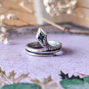 Bague spinelle bleue new arrivals