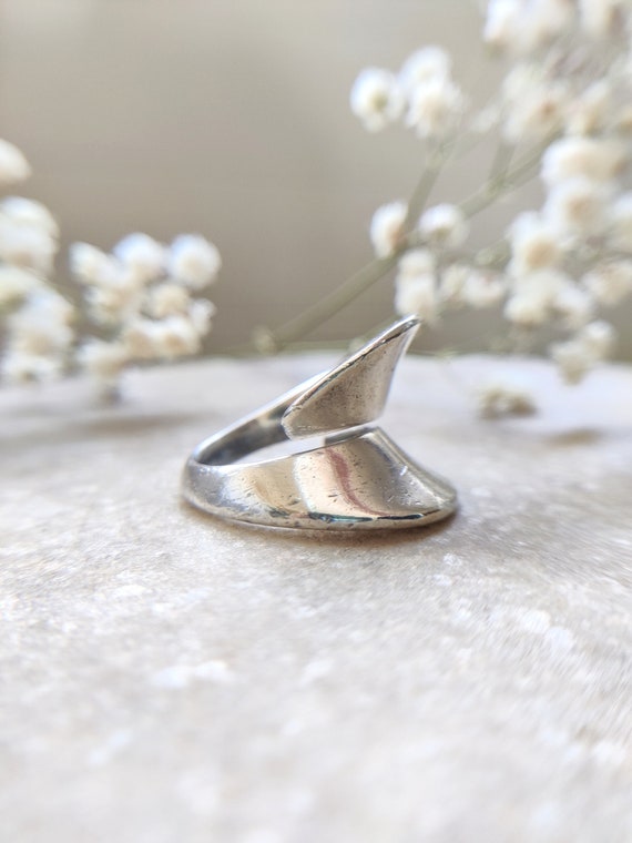 Georg Jensen vintage modernist silver ring, ring … - image 6