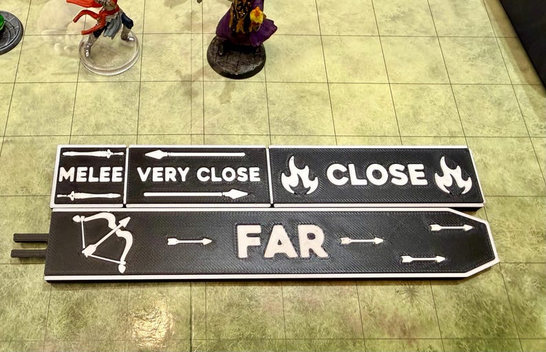 Daggerheart Compatible Distance Ruler | TTRPG Measuring Tool for ...