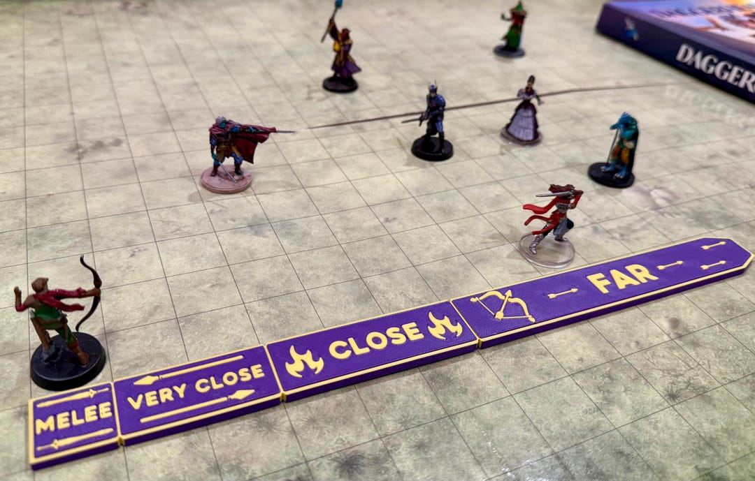 Daggerheart Compatible Distance Ruler | TTRPG Measuring Tool for ...