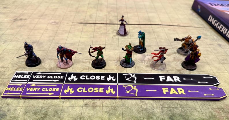 Daggerheart Compatible Distance Ruler | TTRPG Measuring Tool for ...