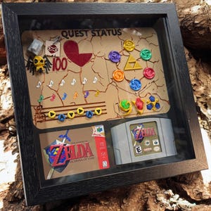 Legend of Zelda: Ocarina of Time-3D Quest-statusschermafbeeldingen | Gamememorabilia voor verzamelaars