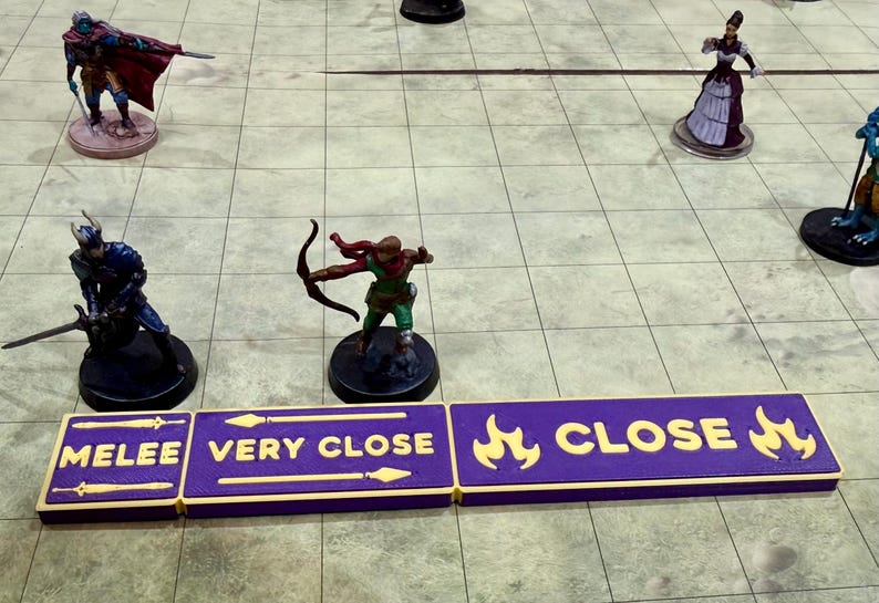 Daggerheart Compatible Distance Ruler | TTRPG Measuring Tool for ...