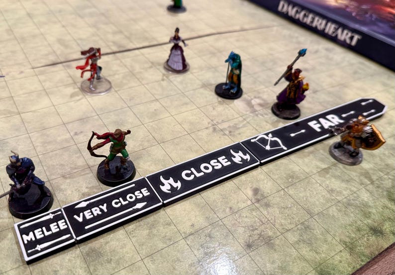 Daggerheart Compatible Distance Ruler | TTRPG Measuring Tool for ...