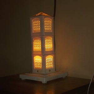 Handmade Solid bone Inlay designer Lamp
