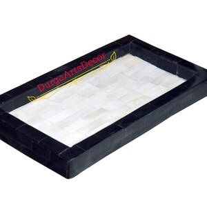 Designer handgemaakte hoorn & bot inlay natuurlijke lade