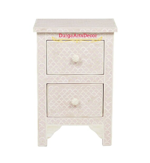 Designer Handmade Pale Pink Bone Inlay Fish Scale Pattern 2 - Etsy