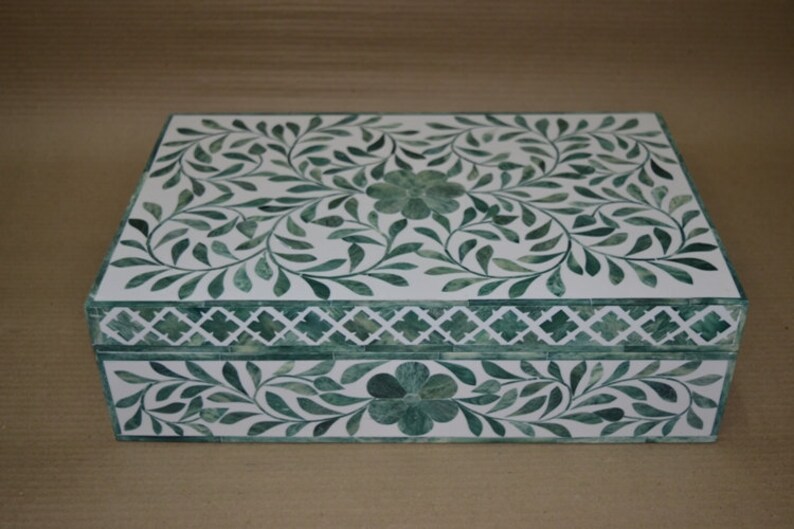 DurgaArtsDecor Bone Inlay Box