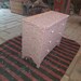 Bone Inlay Dresser Pink Chevron Pattern Chest of 4 Drawers - Etsy