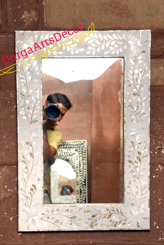 Pearl Inlay Mirror Frame, Mother Of Pearl Mirrors Uk