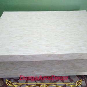 Natural Bone Inlay coffee Table
