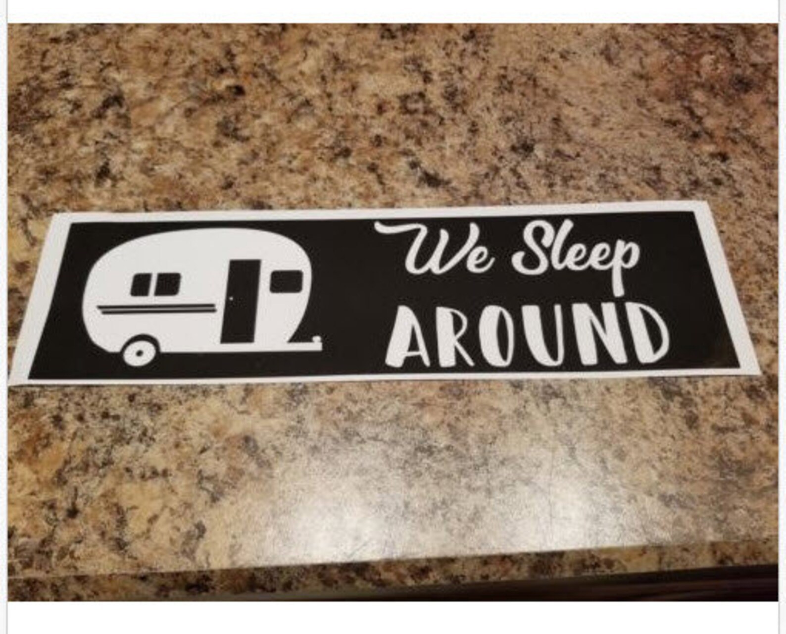 We Sleep Around CAMPER Bumper Sticker Funny - Etsy