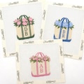 Custom Initial Boat & Tote Needlepoint Canvas | 13 Mesh Needlepoint | Modern Needlepoint Canvas | Beginner Needlepoint Project product logo