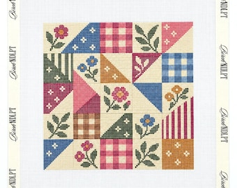 Toile à broder vintage | Toile à broder 18 points | Toile à broder moderne | Projet de broderie