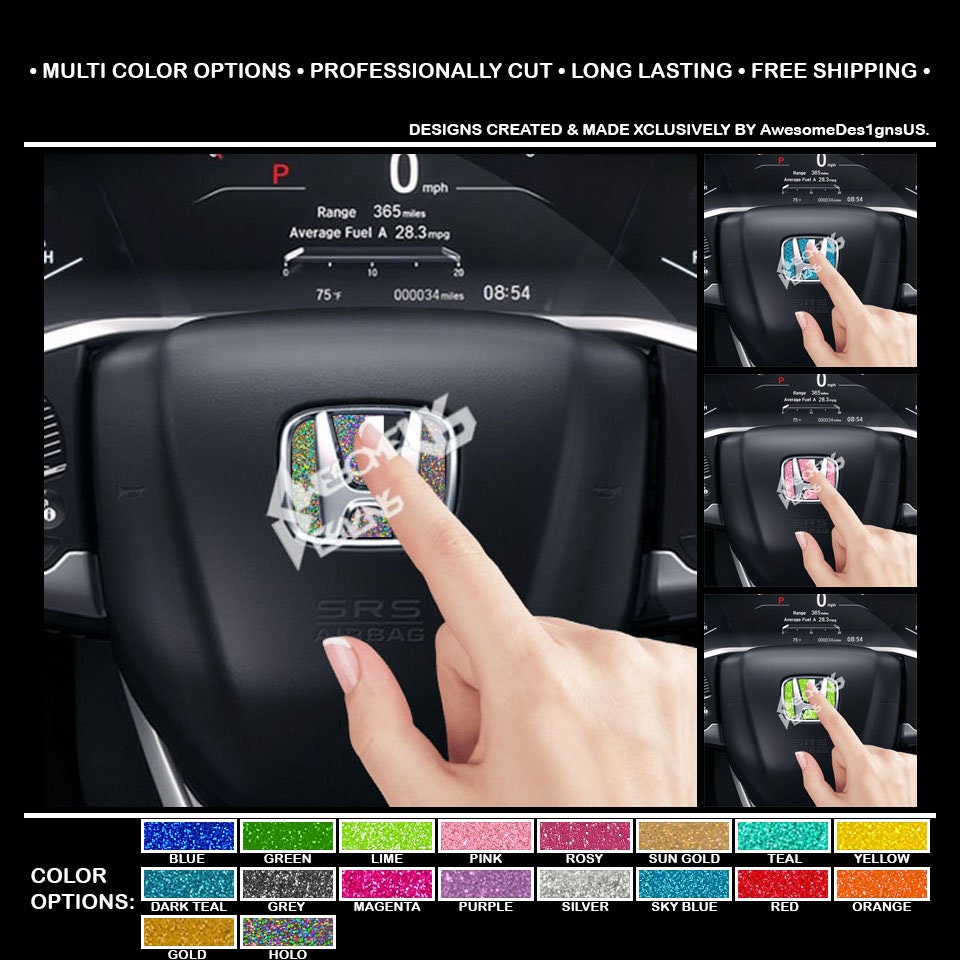 Honda Steering Wheel Glitter Inlay. 2006+ Honda Models.