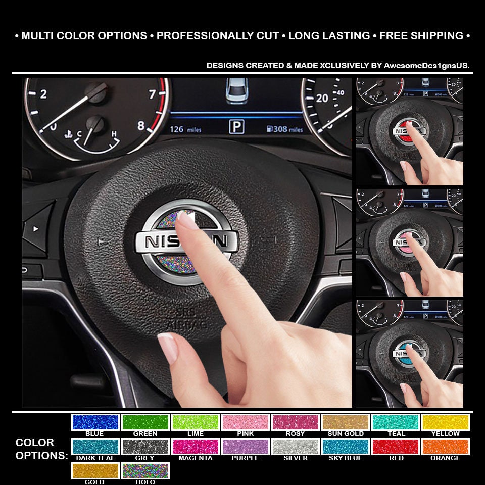 Nissan Steering Wheel Glitter Inlay. 2013+ Nissan Models.