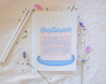 Greeting Card // Birthday Blessings