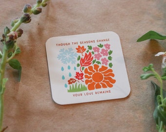 Through Every Season Sticker