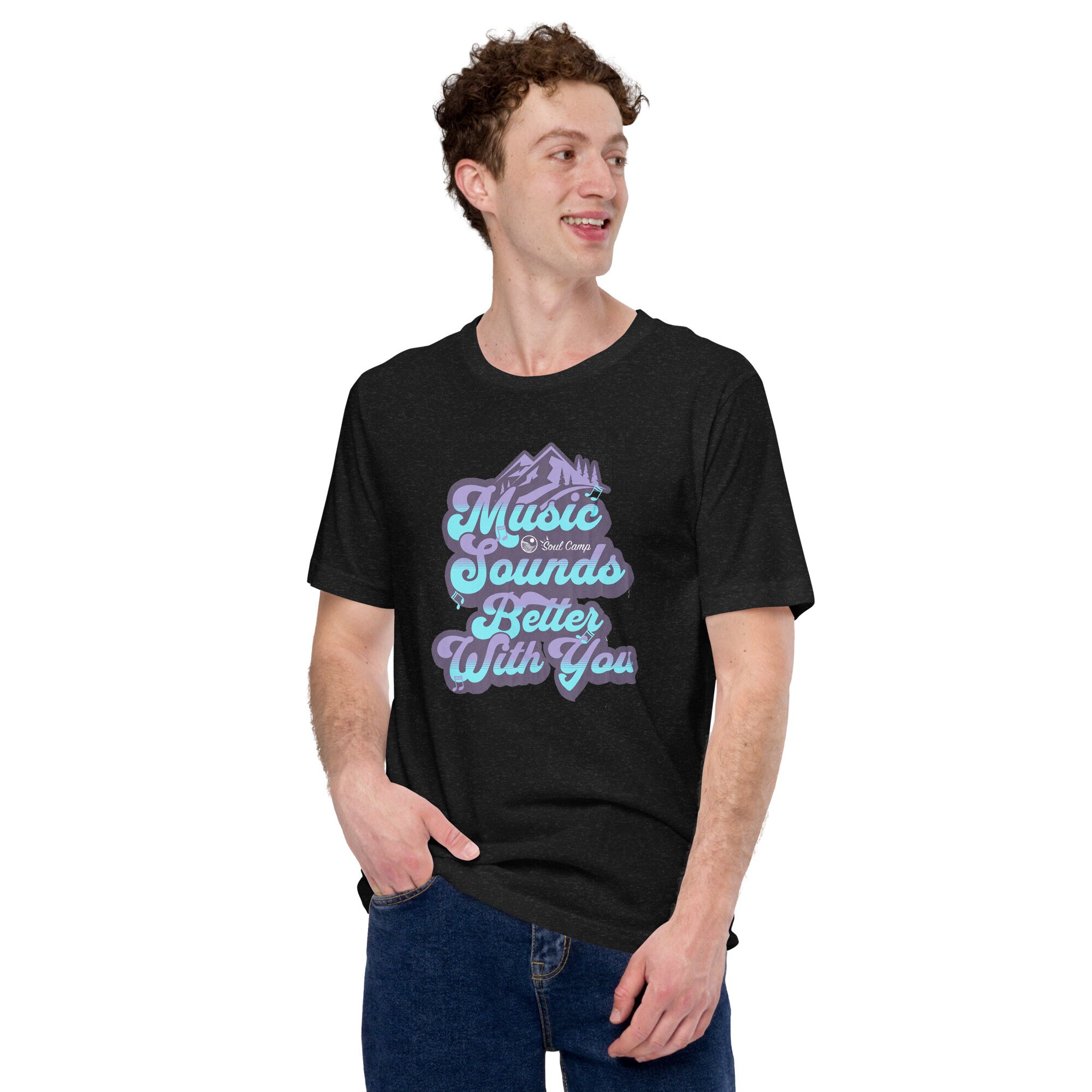 Tシャツ・カットソー [SOUNDS GOOD] SOULGIRL Loves Music Tee No. 2 1 music the sound of your soul Unisex music t shirt - THE