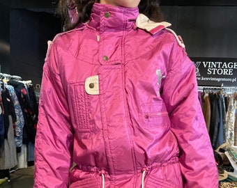 ULTIMO Vintage Dark Pink Winter Jacket