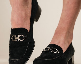 Mocassini in camoscio Ferragamo, taglia 6 e 1/3