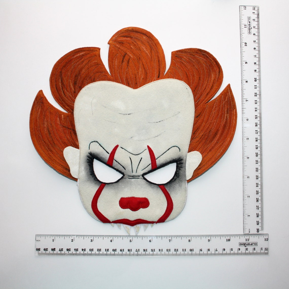 PENNY WISE MASK Penny wise the clown Penny wise movie mask Etsy