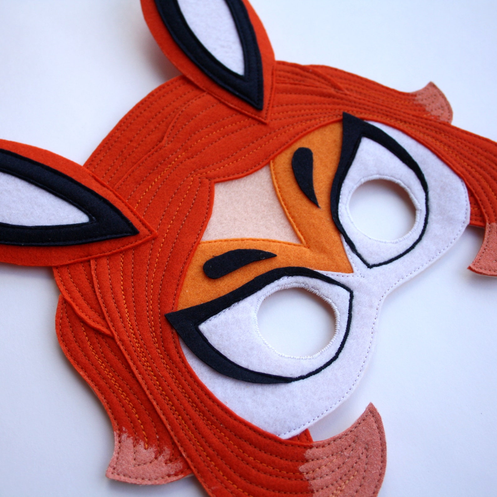 MIRACULOUS RENAROUGE MASK Rena Rouge Felt mask Party | Etsy