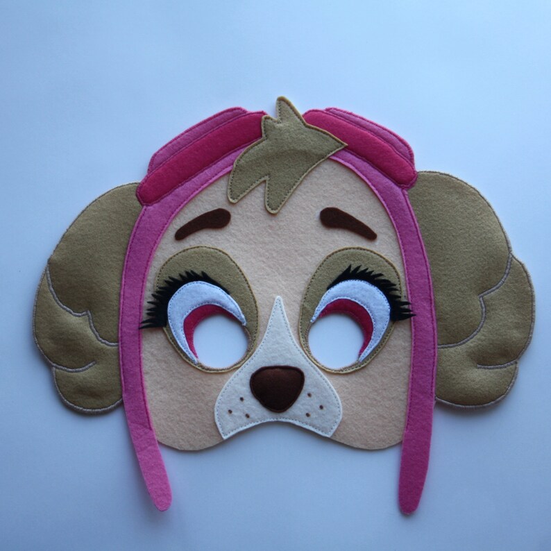 PAW Patrol SKYE MASK Paw Patrol Birthday Skye Costume | Etsy
