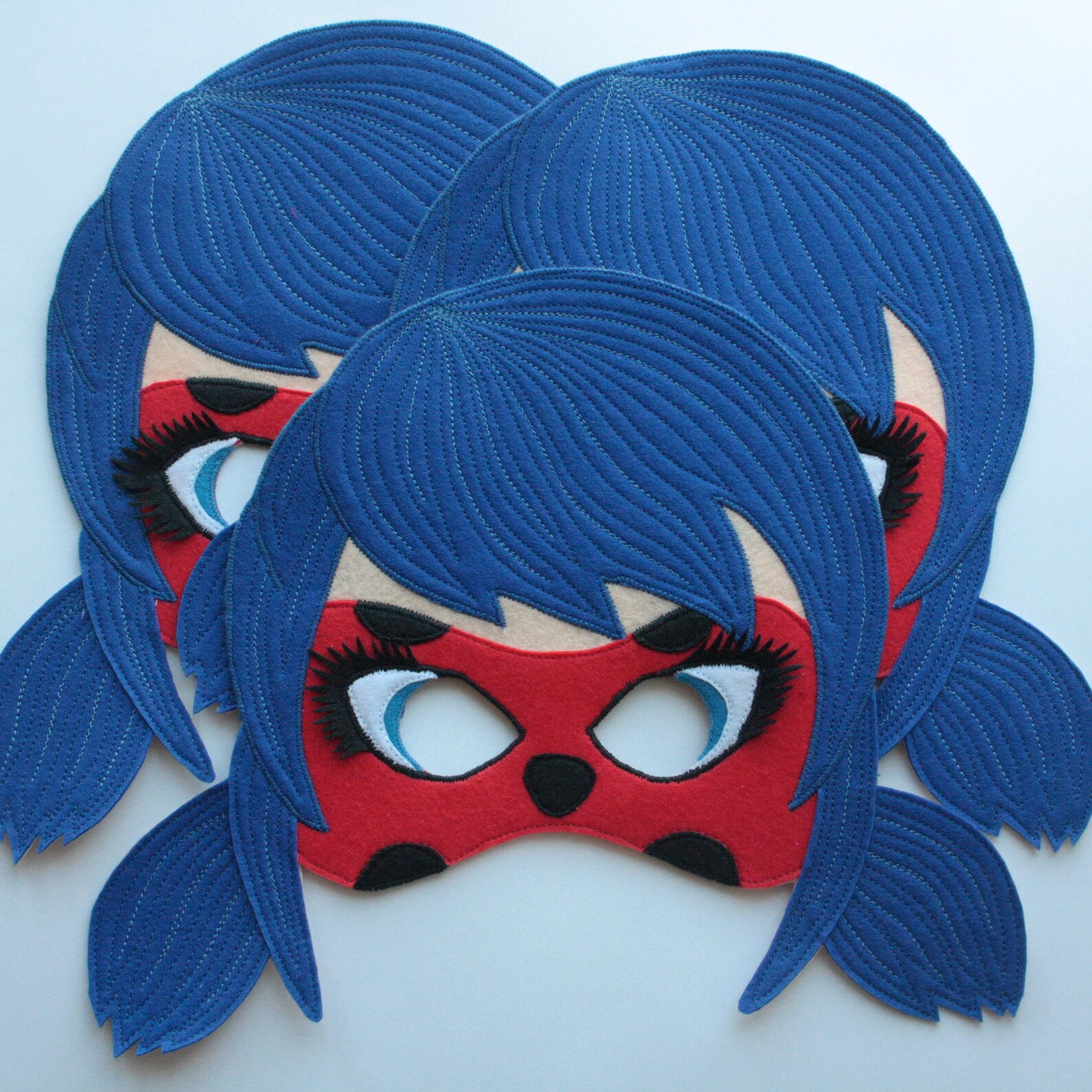 MIRACULOUS LADYBUG MASK Máscara de fieltro Favor de fiesta Etsy