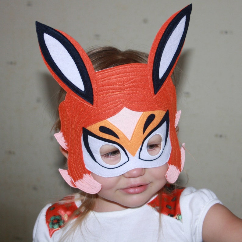 MIRACULOUS RENAROUGE MASK Rena Rouge Felt mask Party | Etsy