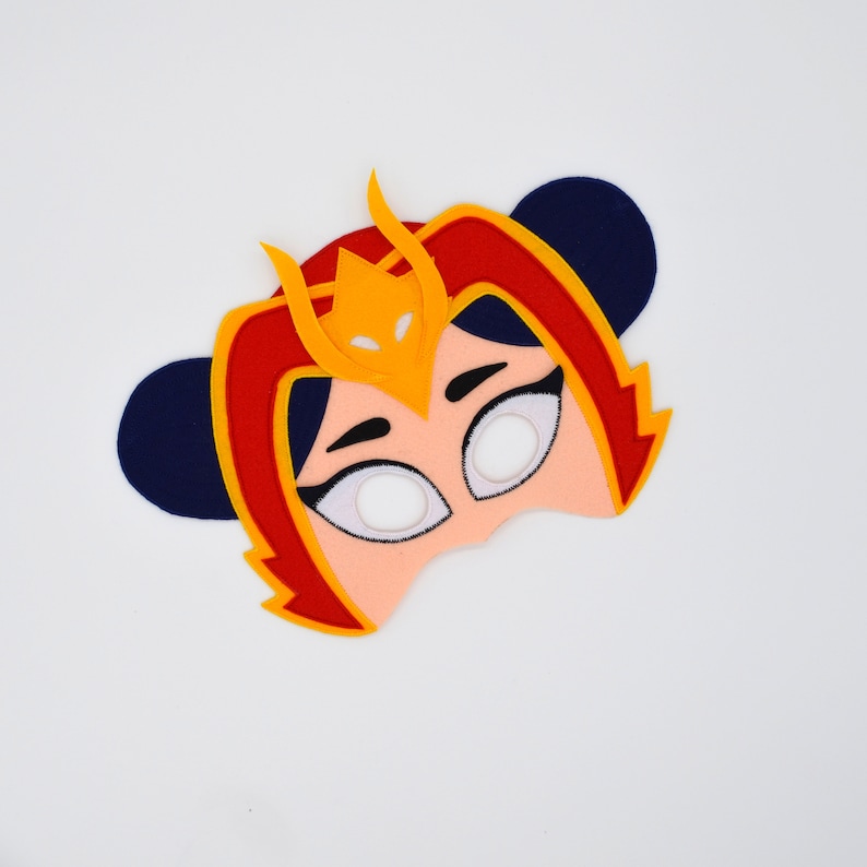 AN YU mask Felt Mask Kids Pj Masks An Yu Super hero felt Etsy