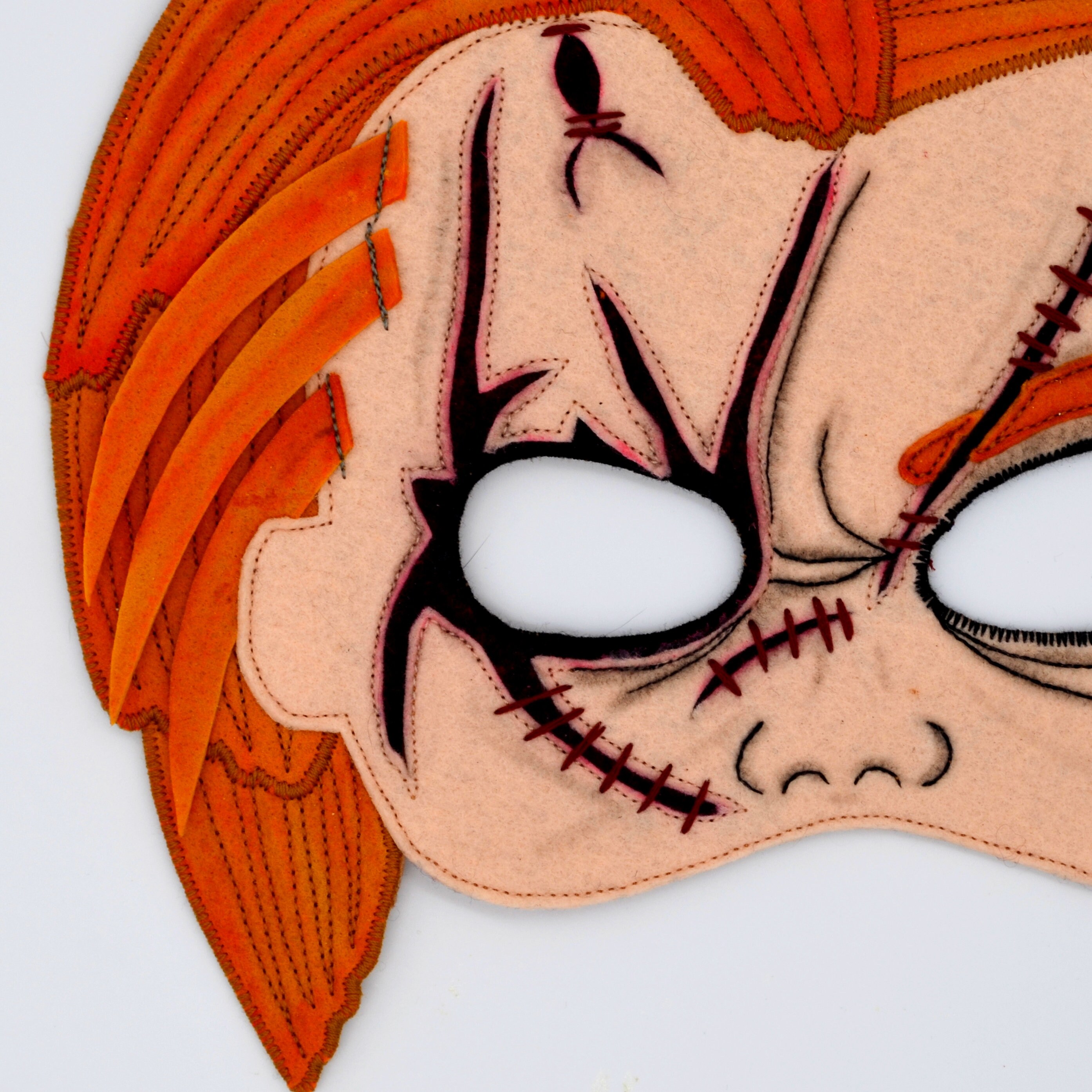 CHUCKY DOLL felt mask Chucky childs play Good guys doll Etsy